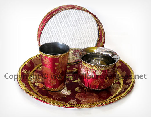 Karwa Chauth Pooja Thaal